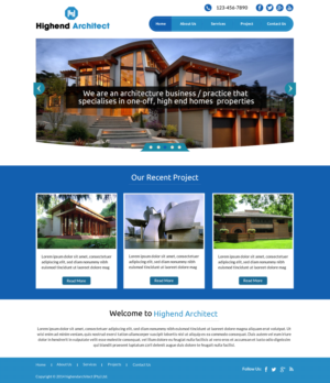 Website Design for Architecture Practice | Web Design by Sbss