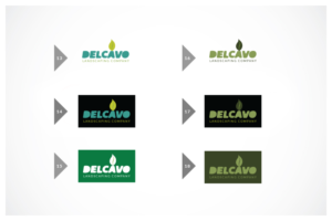 Logo Design by  Artman for Delcavo Landscaping  | Design: #9835614