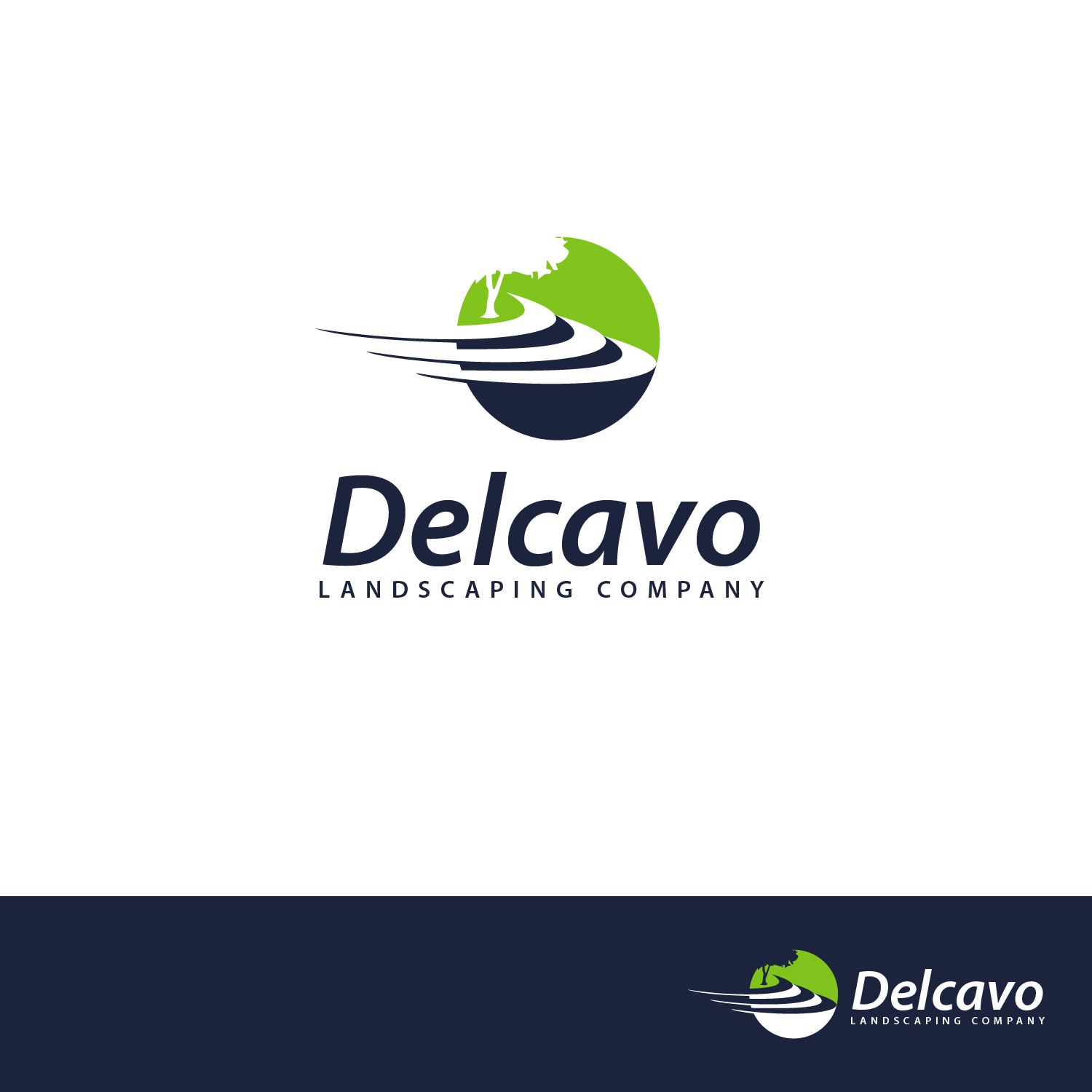 Logo Design by Jonpars for Delcavo Landscaping  | Design #10359179