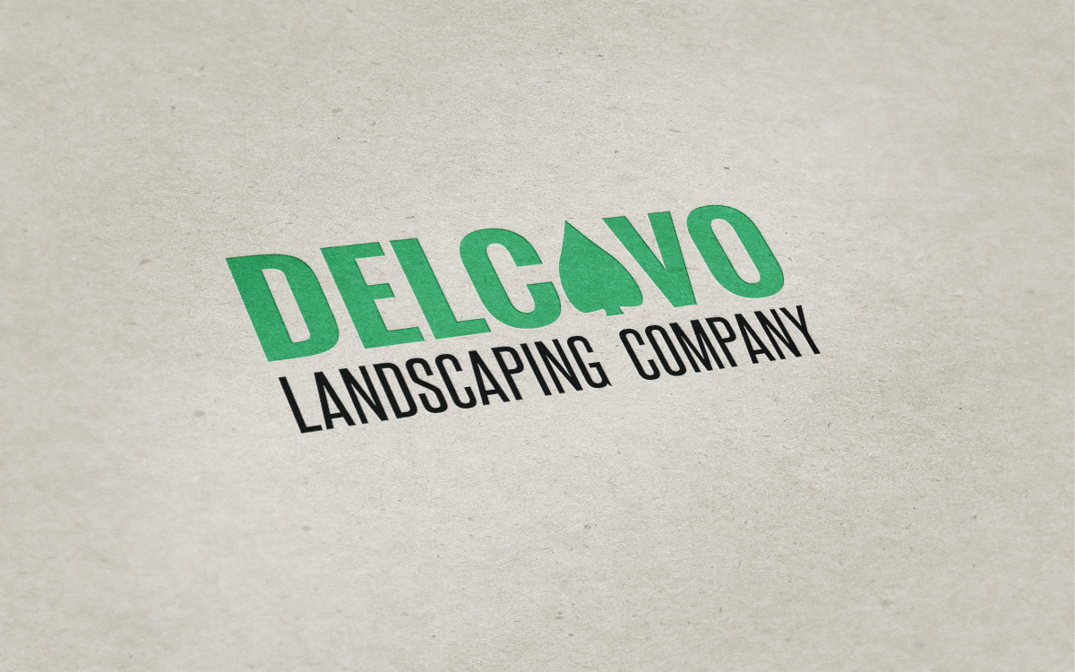 Logo Design by Lusik for Delcavo Landscaping  | Design #10546733