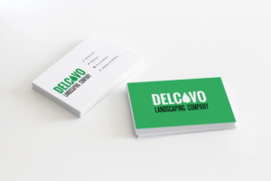 Logo Design by Lusik for Delcavo Landscaping  | Design: #10546734
