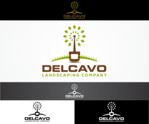 Logo Design by sangeloenriquez for Delcavo Landscaping  | Design #9798754