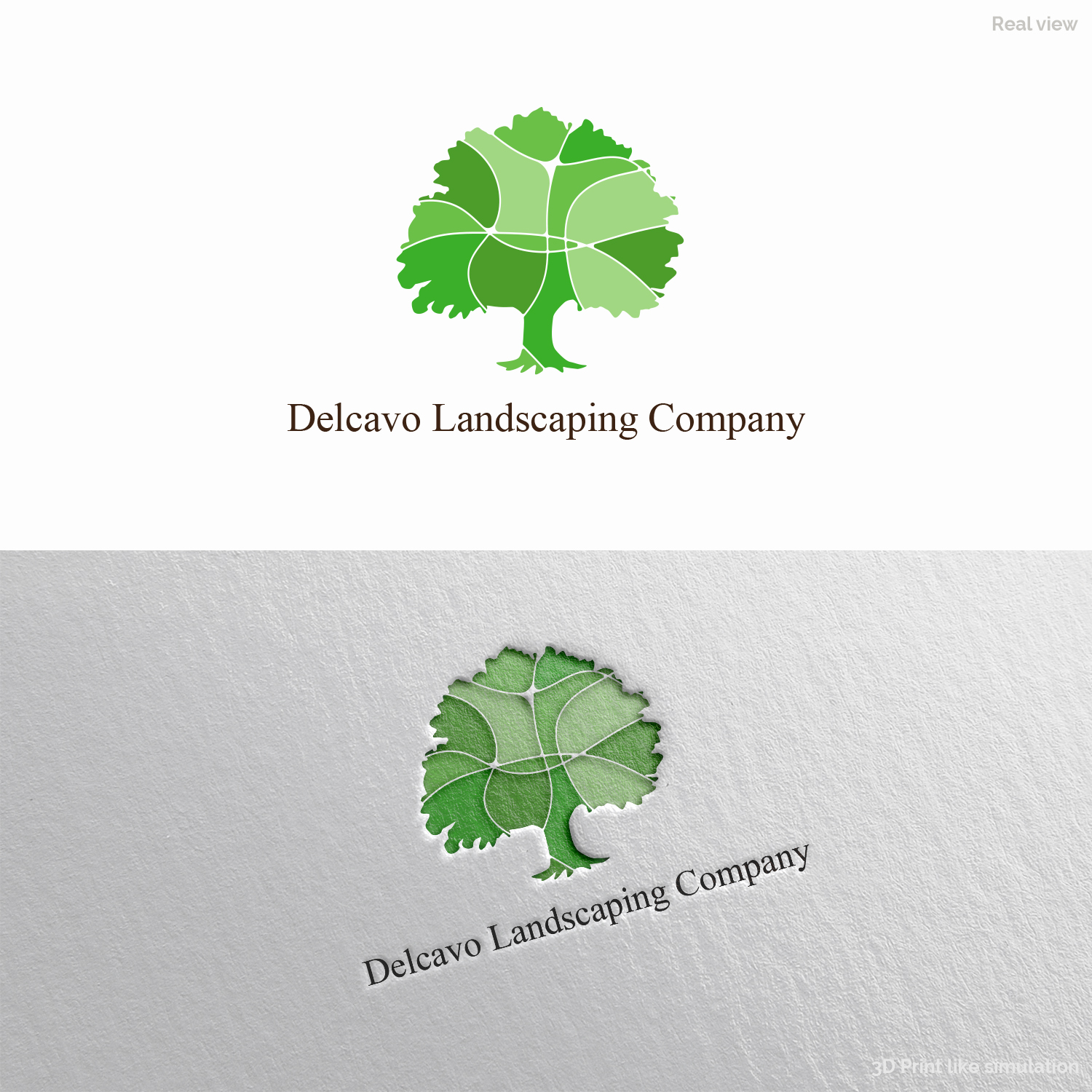 Logo Design by Anthony for Delcavo Landscaping  | Design #9961724