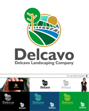 Logo Design by DesignMX (Renan Mejia) for Delcavo Landscaping  | Design: #9836953