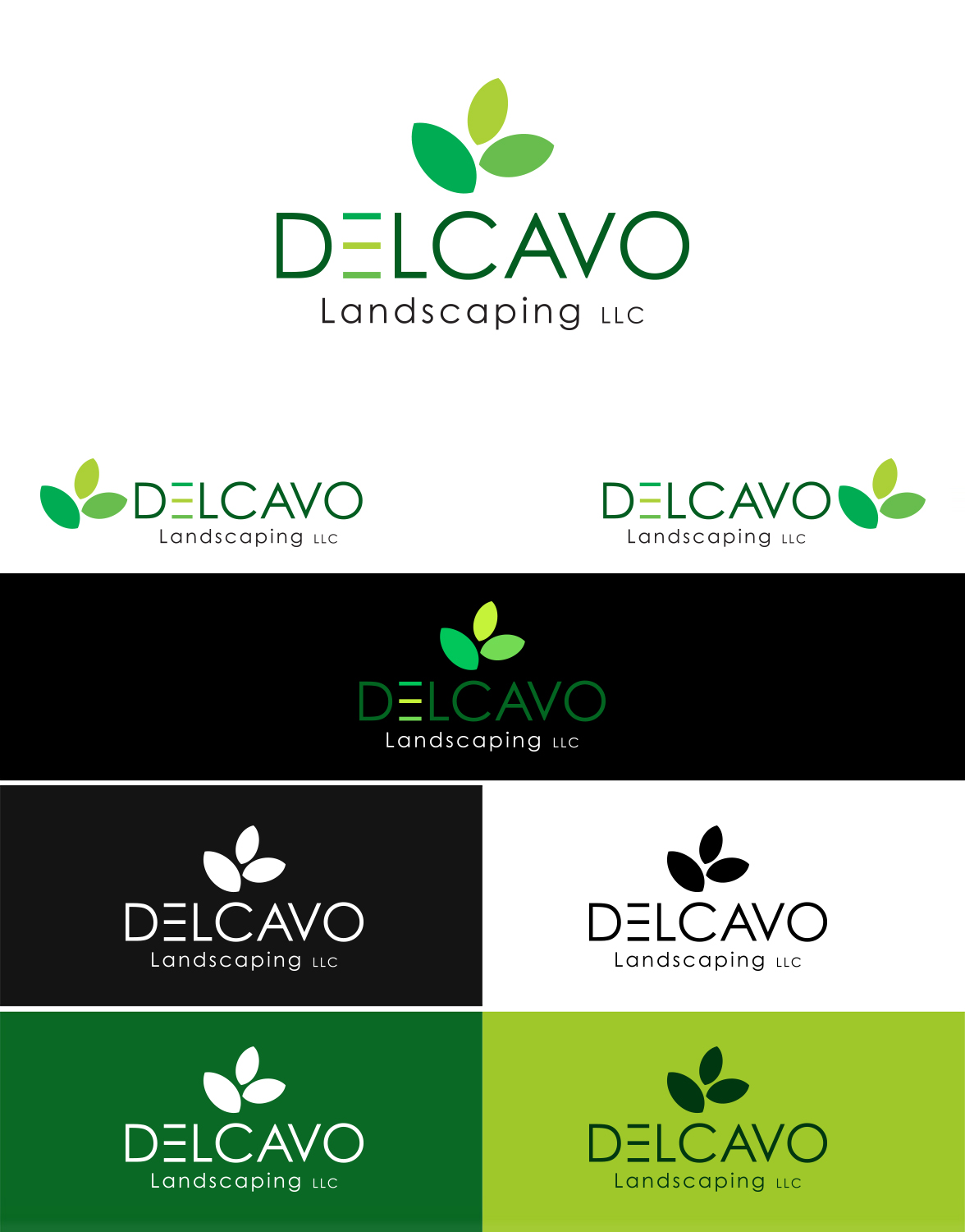 Logo Design by Mr.Designer for Delcavo Landscaping  | Design: #10569094