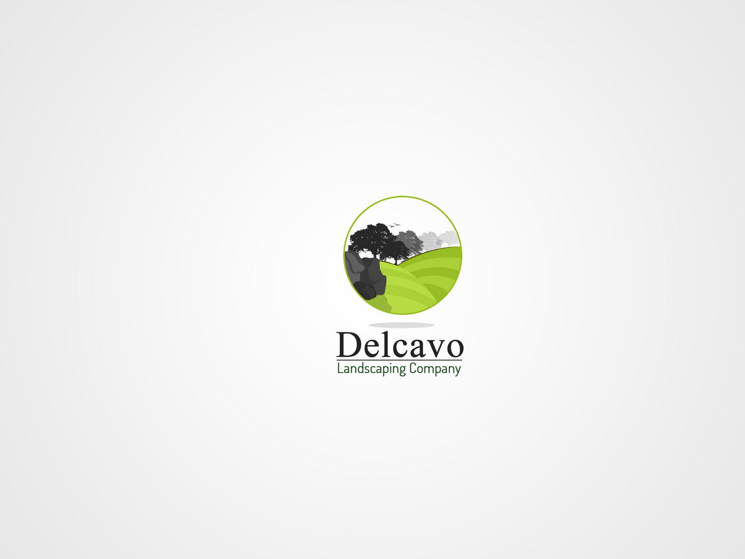 Logo Design by Gfx.26™ for Delcavo Landscaping  | Design #9799633
