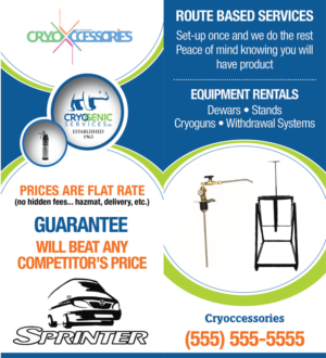 Design de Flyer par Design_By_Dreamers pour Cryoccessories | Design : #6984196