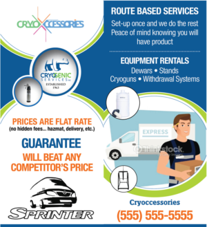 Diseño de Flyer por Design_By_Dreamers para Cryoccessories | Diseño: #6984501