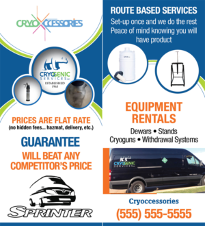 Design de Flyer par Design_By_Dreamers pour Cryoccessories | Design : #6991665