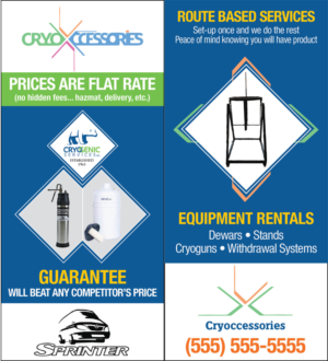 Diseño de Flyer por Design_By_Dreamers para Cryoccessories | Diseño: #7009648