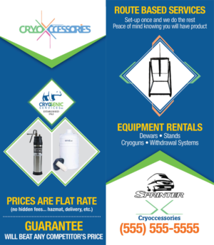 Diseño de Flyer por Design_By_Dreamers para Cryoccessories | Diseño: #7010477