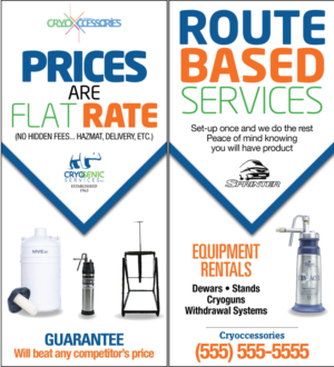 Diseño de Flyer por Design_By_Dreamers para Cryoccessories | Diseño: #7034383