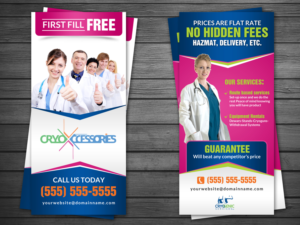 Diseño de Flyer por debdesign para Cryoccessories | Diseño: #6901017