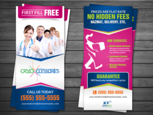 Diseño de Flyer por debdesign para Cryoccessories | Diseño: #6926863