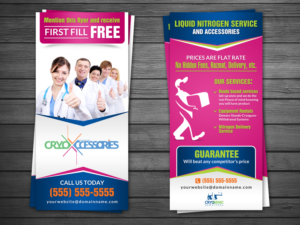 Diseño de Flyer por debdesign para Cryoccessories | Diseño: #6938778