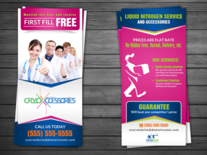 Diseño de Flyer por debdesign para Cryoccessories | Diseño: #6964612