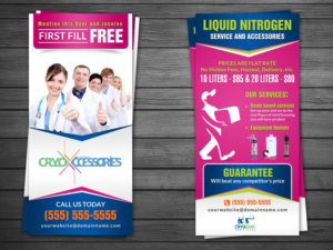 Flyer-Design von debdesign für Cryoccessories | Design #6999833