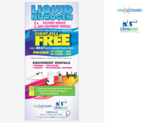 Flyer-Design von Amilcar Montes für Cryoccessories | Design #6980575