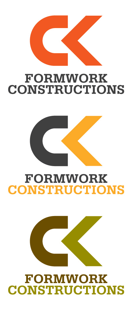 Logo Design by FireSide Design for CK Formwork Constructions | Design #11897