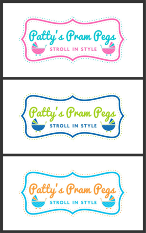Diseño de Logo por ESolz Technologies para Patty''s Pram Pegs | Diseño #7262327