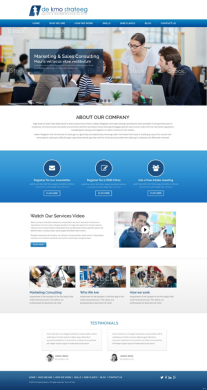 Web Design par pb pour De Kmo Strateeg | Design : #6914794