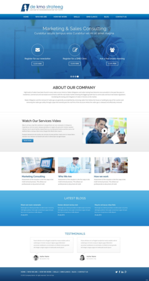 Web Design par pb pour De Kmo Strateeg | Design : #6946727