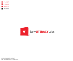 Logo Design by Professor P for Early Literacy Labs | Design: #6898046
