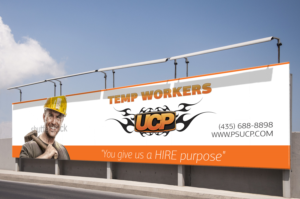 Design de Panneau par morph1k0_o pour UCP Personnel Services | Design : #7051748