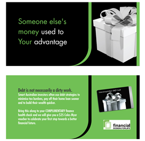 Home loan promotion flyer (DL or Postcard) | Flyer Design by Milena