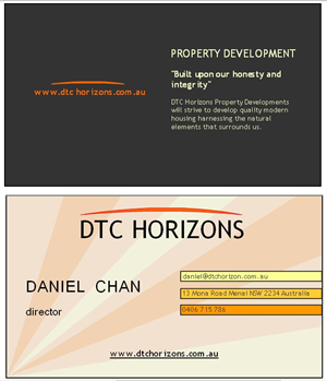 Business Card Design by Derrickhho for this project | Design #361138