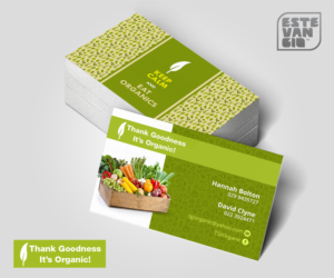 Business Card Design by estevangio for Thank Goodness It''s Organic! | Design: #6908257