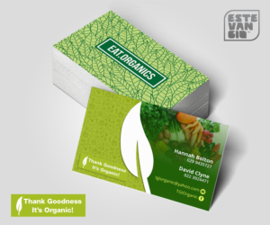 Business Card Design by estevangio for Thank Goodness It''s Organic! | Design: #6908662