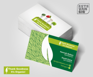 Business Card Design by estevangio for Thank Goodness It''s Organic! | Design: #6908672
