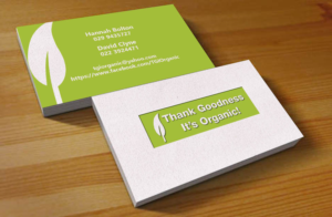 Business Card Design by Hardcore Design for Thank Goodness It''s Organic! | Design #6906751