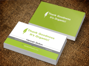 Business Card Design by Lanka Ama for Thank Goodness It''s Organic! | Design: #6912248