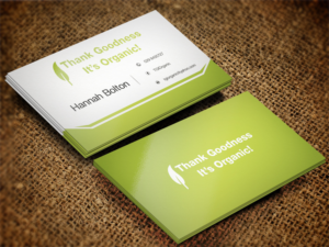 Business Card Design by Lanka Ama for Thank Goodness It''s Organic! | Design: #6912249