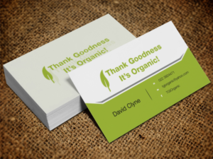 Business Card Design by Lanka Ama for Thank Goodness It''s Organic! | Design: #6912250