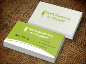 Business Card Design by Lanka Ama for Thank Goodness It''s Organic! | Design: #6912267