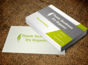 Business Card Design by Lanka Ama for Thank Goodness It''s Organic! | Design: #6912269