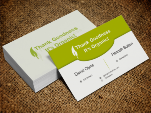 Business Card Design by Lanka Ama for Thank Goodness It''s Organic! | Design: #6912271