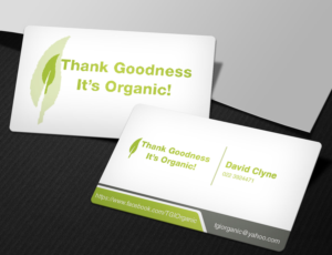 Business Card Design by Lanka Ama for Thank Goodness It''s Organic! | Design: #6912272