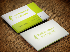 Business Card Design by Lanka Ama for Thank Goodness It''s Organic! | Design: #6912273
