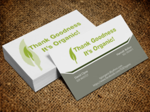 Business Card Design by Lanka Ama for Thank Goodness It''s Organic! | Design: #6912289