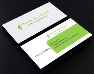 Business Card Design by Lanka Ama for Thank Goodness It''s Organic! | Design: #6912328