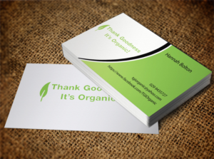 Business Card Design by Lanka Ama for Thank Goodness It''s Organic! | Design: #6912332