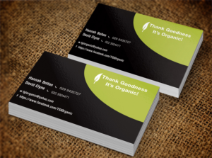 Business Card Design by Lanka Ama for Thank Goodness It''s Organic! | Design: #6912337