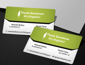 Business Card Design by Lanka Ama for Thank Goodness It''s Organic! | Design: #6912344