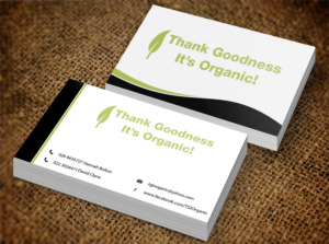 Business Card Design by Lanka Ama for Thank Goodness It''s Organic! | Design: #6912372