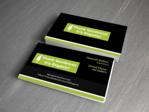 Business Card Design by Creations Box 2015 for Thank Goodness It''s Organic! | Design: #6916344