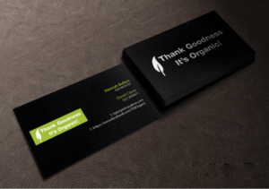 Business Card Design by Creations Box 2015 for Thank Goodness It''s Organic! | Design: #6916358